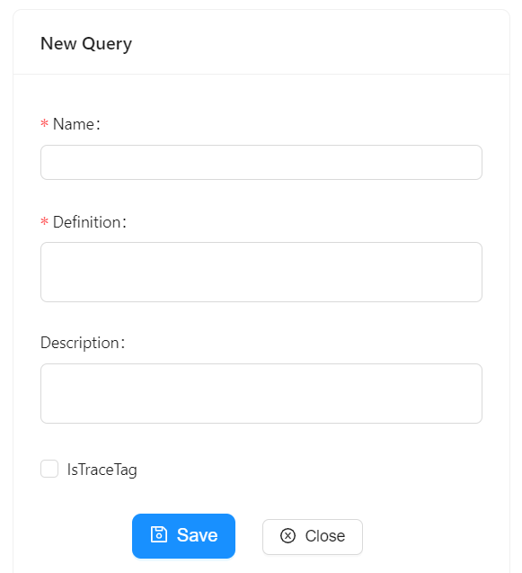 add a new query